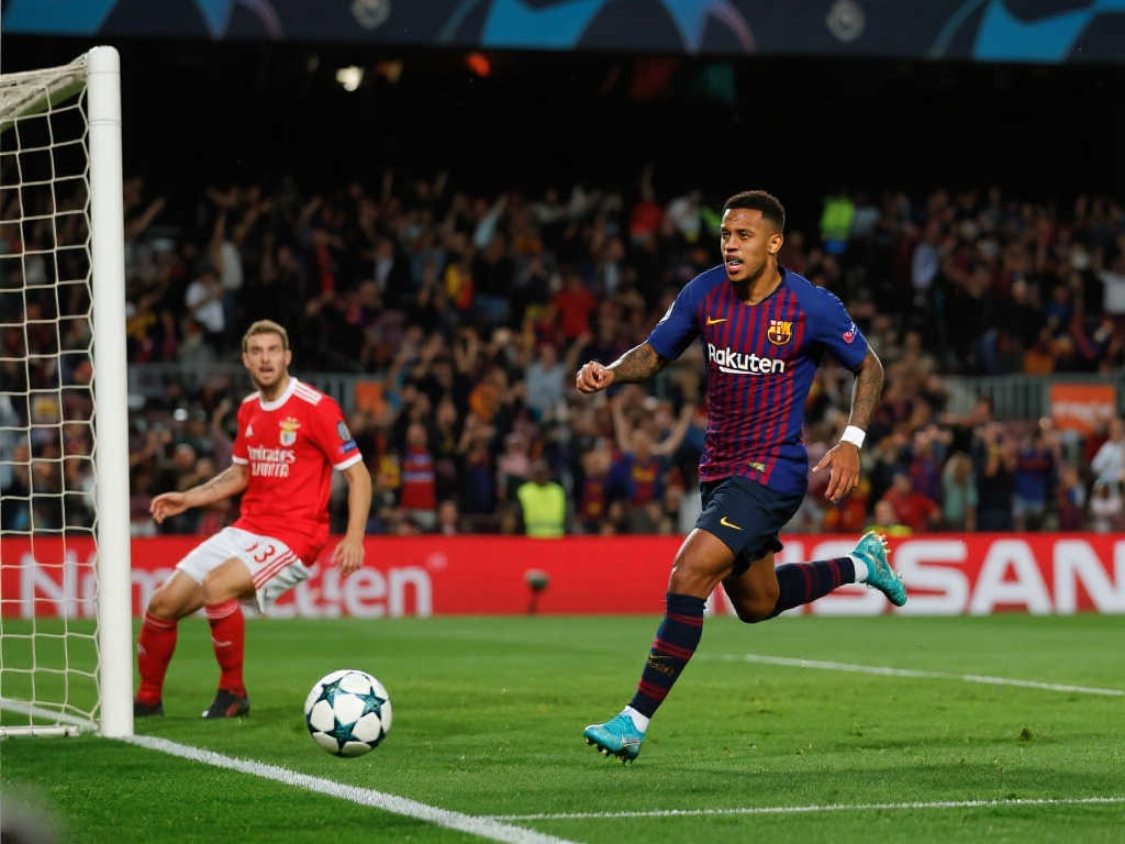 【欧冠】拉菲尼亚压哨救主，巴萨客场惊天逆转5-4击败本菲卡