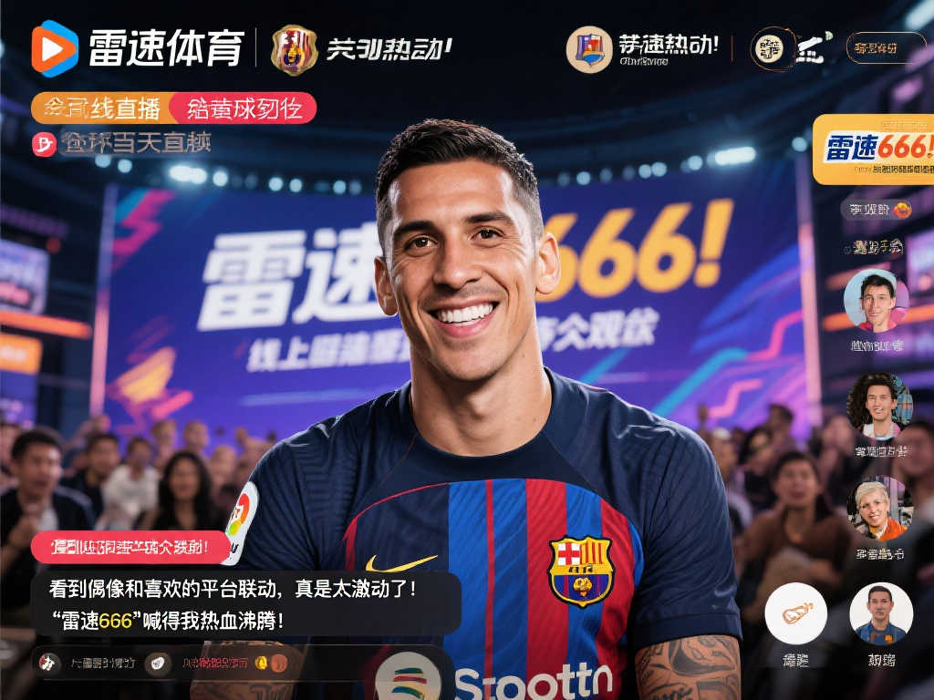 西甲传奇萨维奥拉亲临雷速体育总部，齐声高呼“雷速666”！